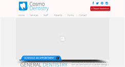 Desktop Screenshot of cosmodentistry.com